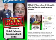 BRI Pastikan Video Viral Uang Hilang untuk Serangan Bansos Adalah Hoax