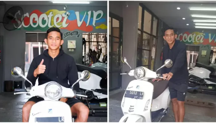 Kapten Timnas Indonesi Rizky Ridho Ternyata Hobi Modifikasi Vespa, Komponen Ini adalah yang tersebut Diganti