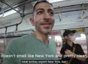 Viral! Youtuber Amerika Bandingkan KRL dengan Subway New York, Beri Angka 9 dari 10