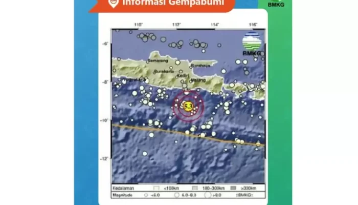 Gempa Magnitudo 5,3 Guncang Kota Malang, Tidak Berpotensi Tsunami