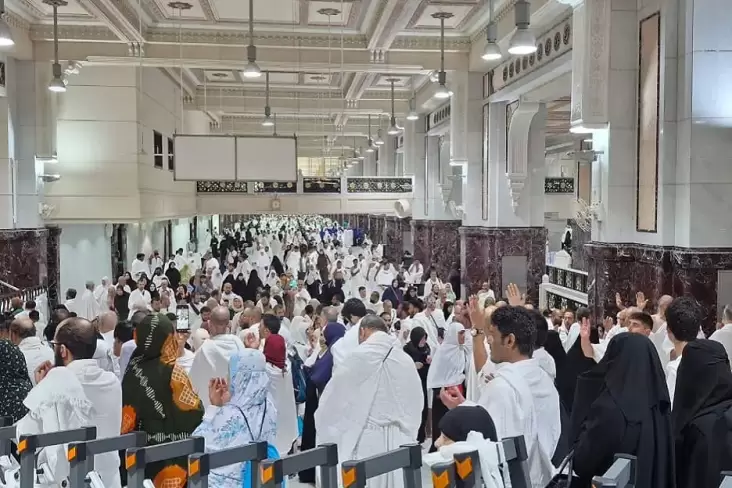 Masjidilharam tak lama kemudian Masjid Nabawi Dipadati Jemaah Umrah Jelang Musim Haji 2024