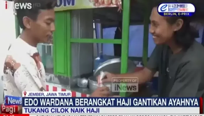 Nabung 4 Tahun, Tukang Cilok dengan syarat Jember Pergi Haji Tahun Hal ini