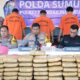 Polres Mandailing Natal tangkap tiga kurir 110 kilogram ganja